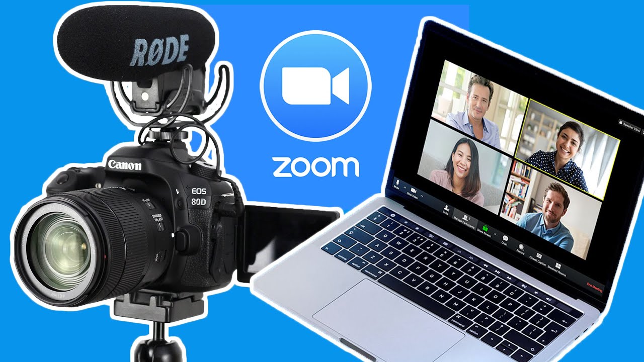 Как проводить конференции ZOOM, используя ВИДЕОКАМЕРУ или DSLR в качестве веб-камеры