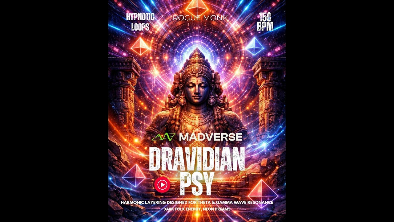 DRAVIDIAN PSY | Rogue Monk | 150 BPM Kuthu Psytrance Festival Anthem