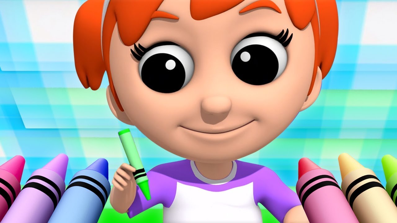 Buntstifte Farbe Lied | Farblied f&uuml;r Kinder | Farbreim f&uuml;r Kinder | Crayons Colors Song