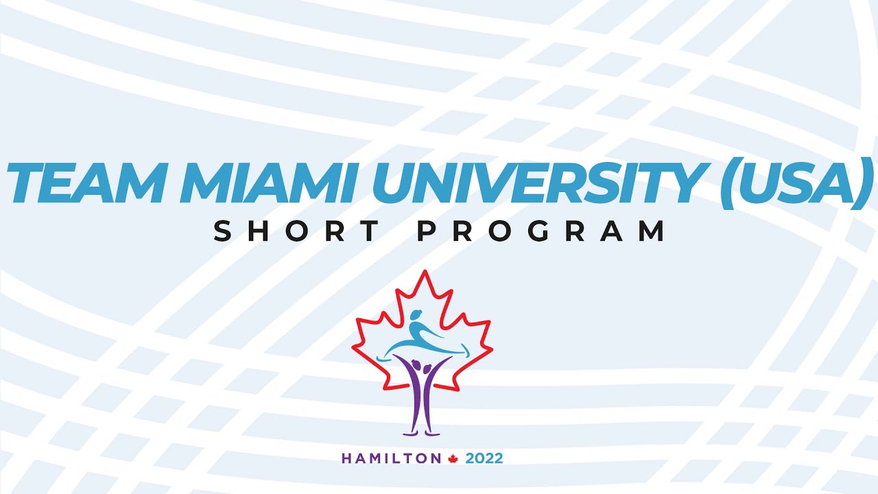 Miami University | SP | ISU World Synchronized Skating Championships 2022 | Hamilton | #WorldSynchro