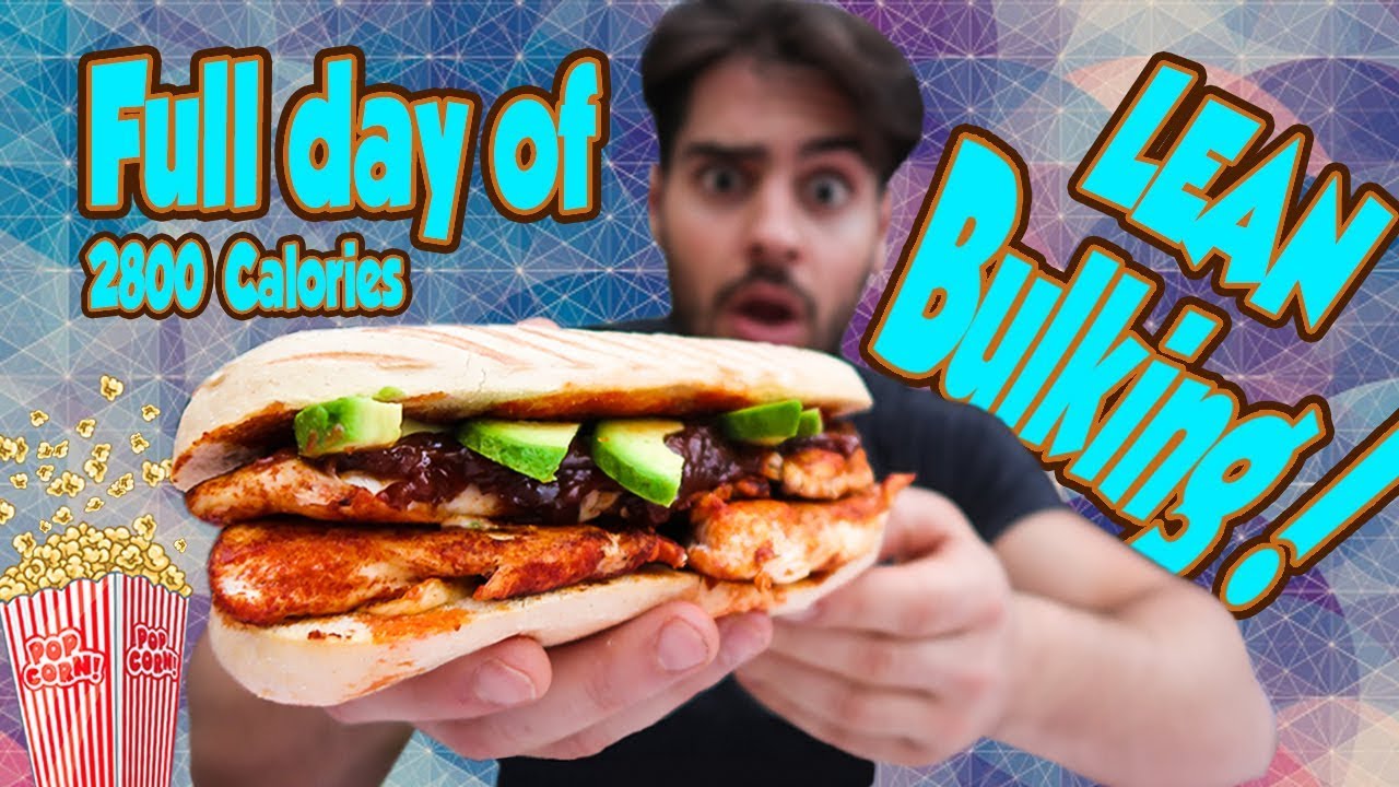 Full Day of LEAN BULKING - 2800Calories | IIFYM For MAX Satisfaction!