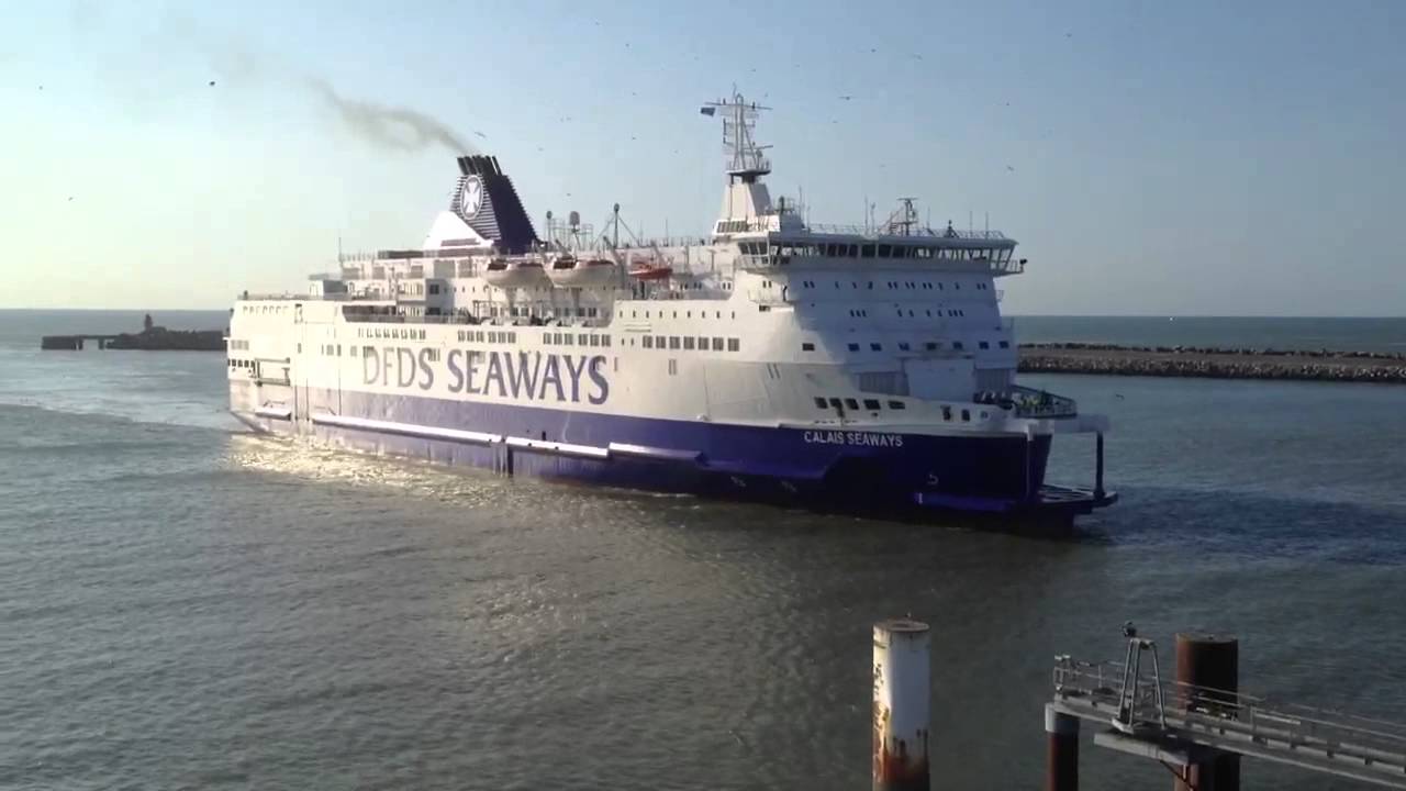 Ferry coming into Port - Calais
