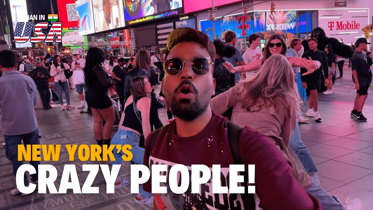 New York&rsquo;s Crazy People! 🇺🇸 | Vlog 356 | USA Vlog Hindi