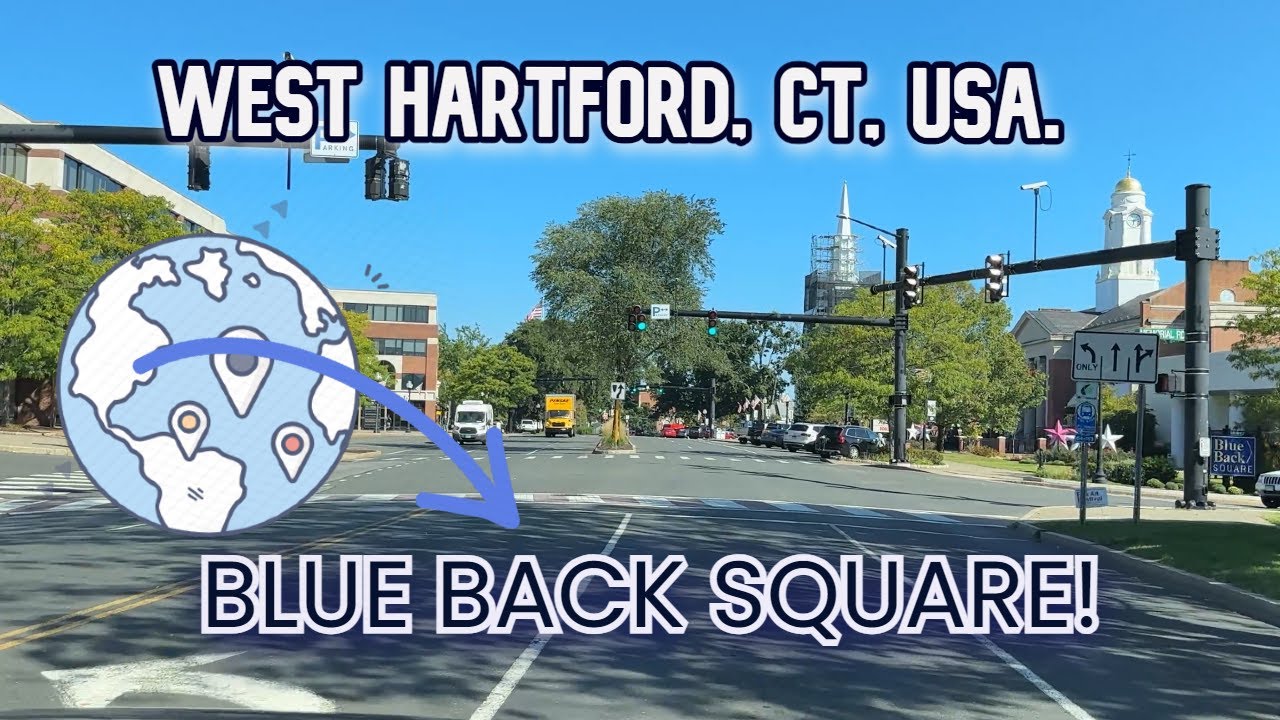 FLATBUSH AVE IN HARTFORD TO BLUE BACK SQUARE IN WEST HARTFORD CT USA IN 2023