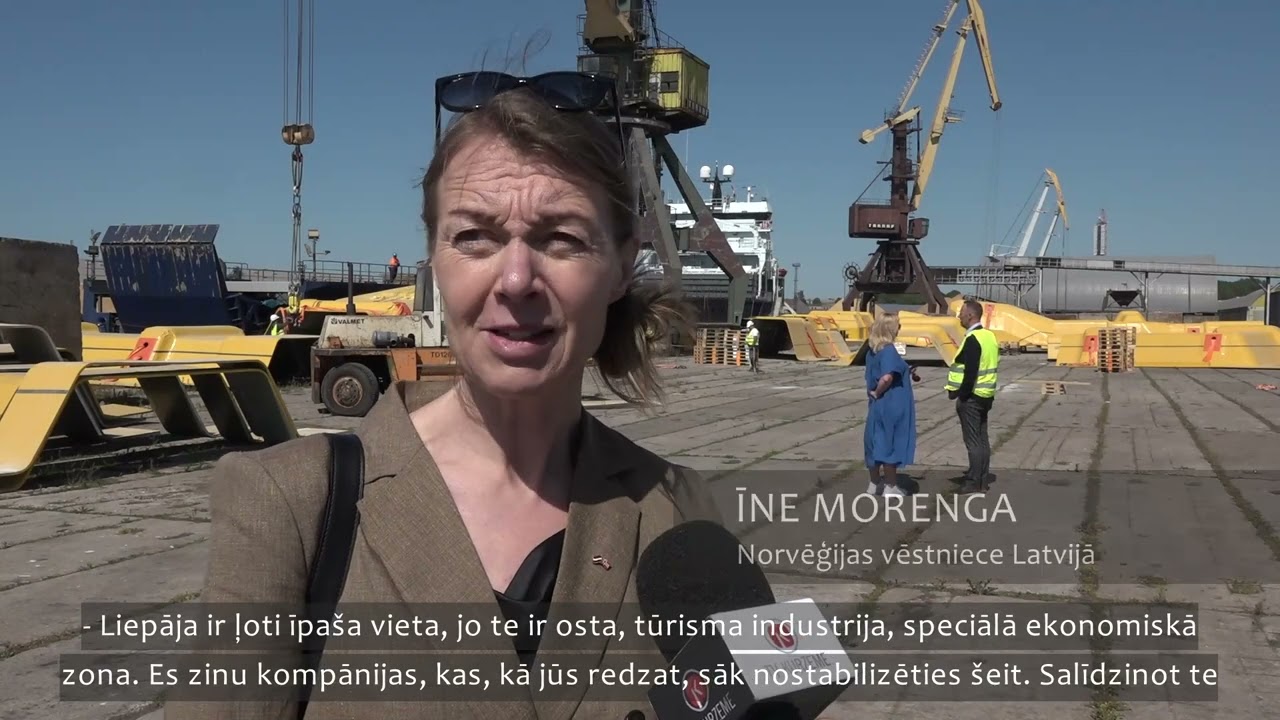 LSEZ -  Norplast Piemare uzkrauj pirmo lielo kravu