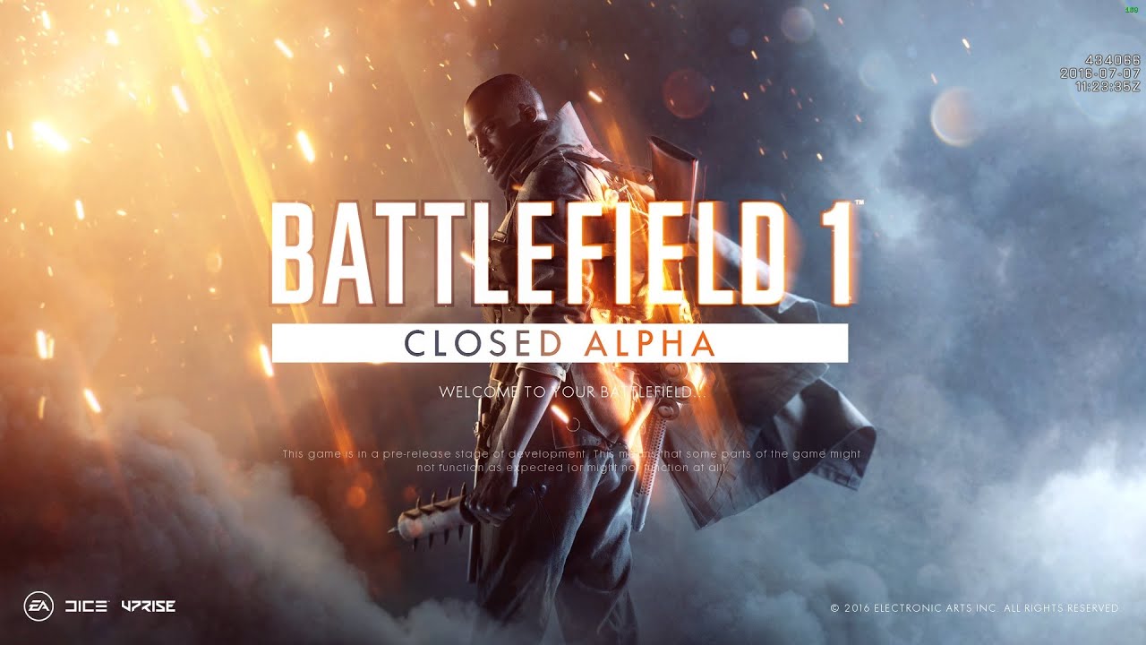 Battlefield 1 Closed Alpha - St. Quentin Scar Overview