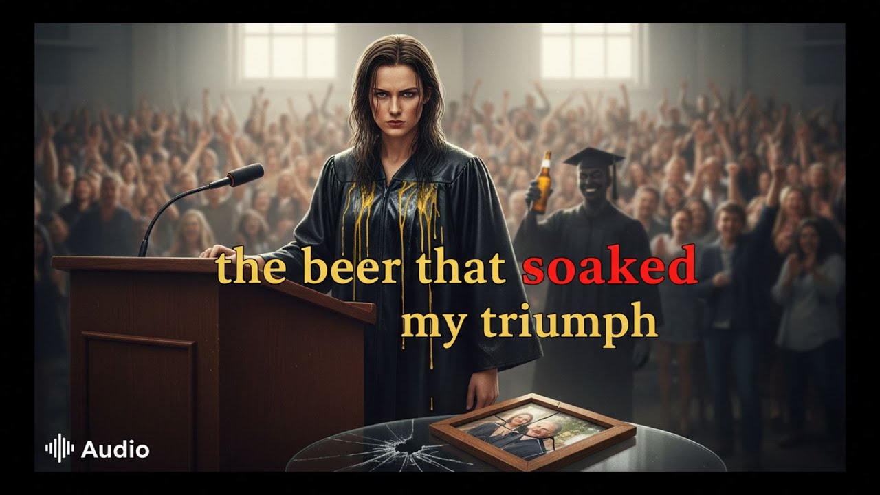 BEER DRENCH AT GRADUATION TOAST UNVEILS BURIED EMBEZZLEMENT