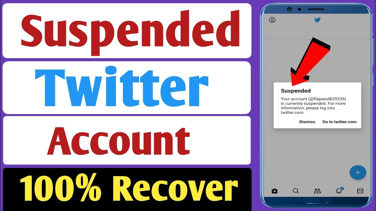 Suspended Twitter Account Recover Kaise Kare | How To Recover Suspended Twitter Account