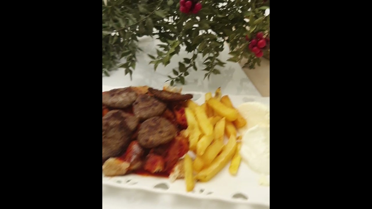 Ev yapımı k&ouml;fteli iskender