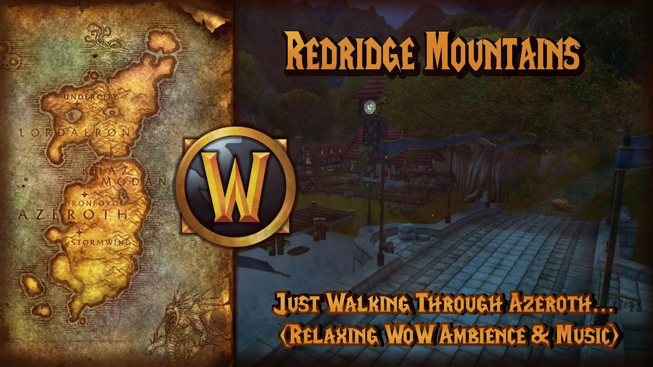 1 Hour Relaxing Walk In Redridge Mountains - Music & Ambience - WoW