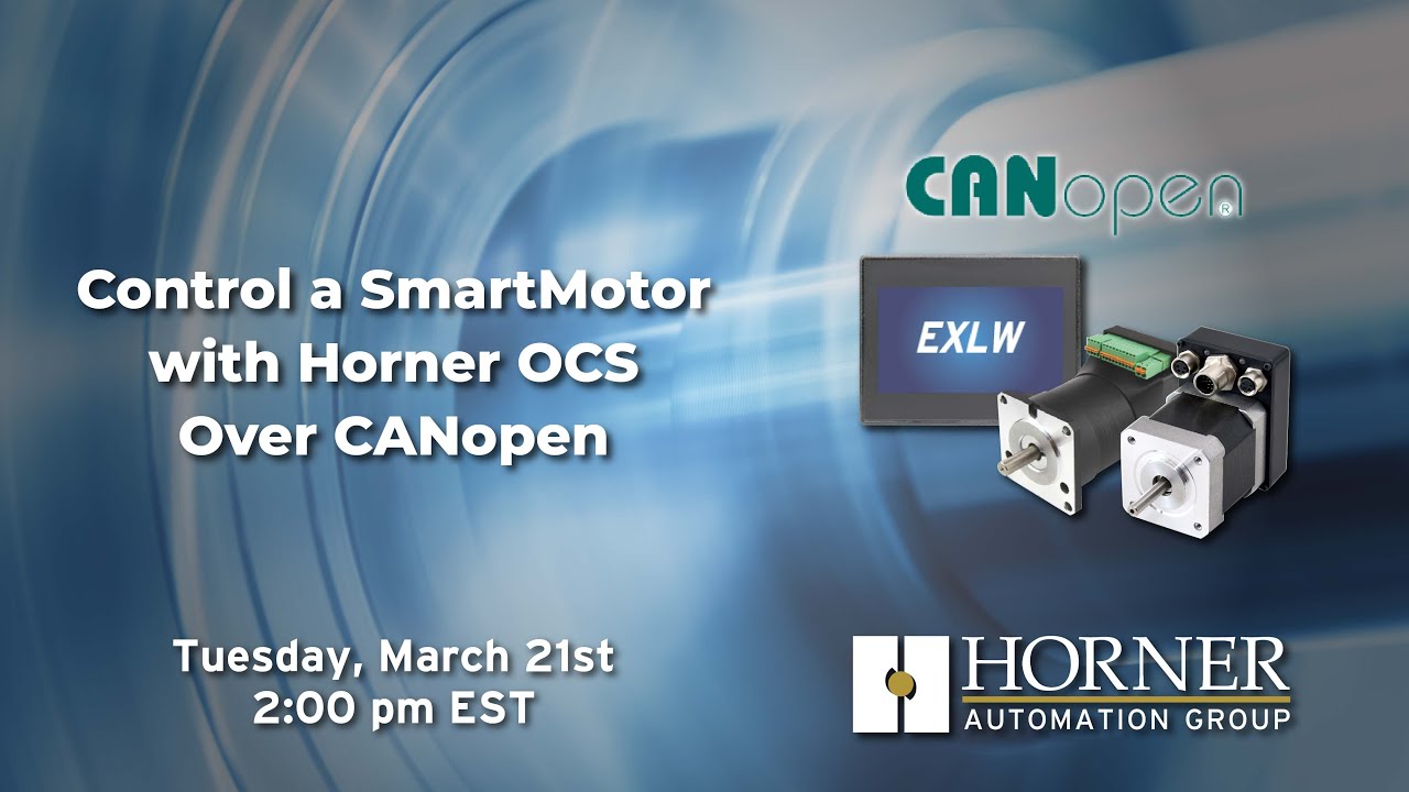 Control a SmartMotor with Horner OCS Over CANopen