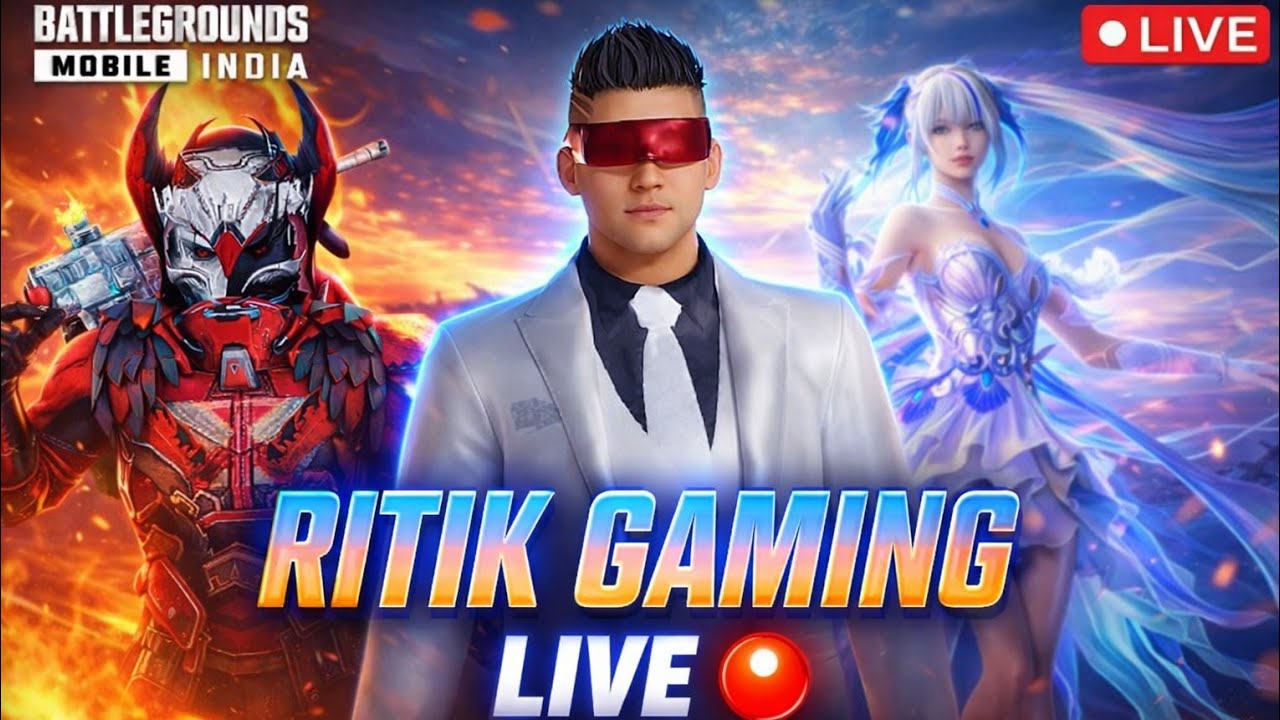 BGMI LIVE 🔴 | Full Rush Gameplay 😈 | RITIK GAMING