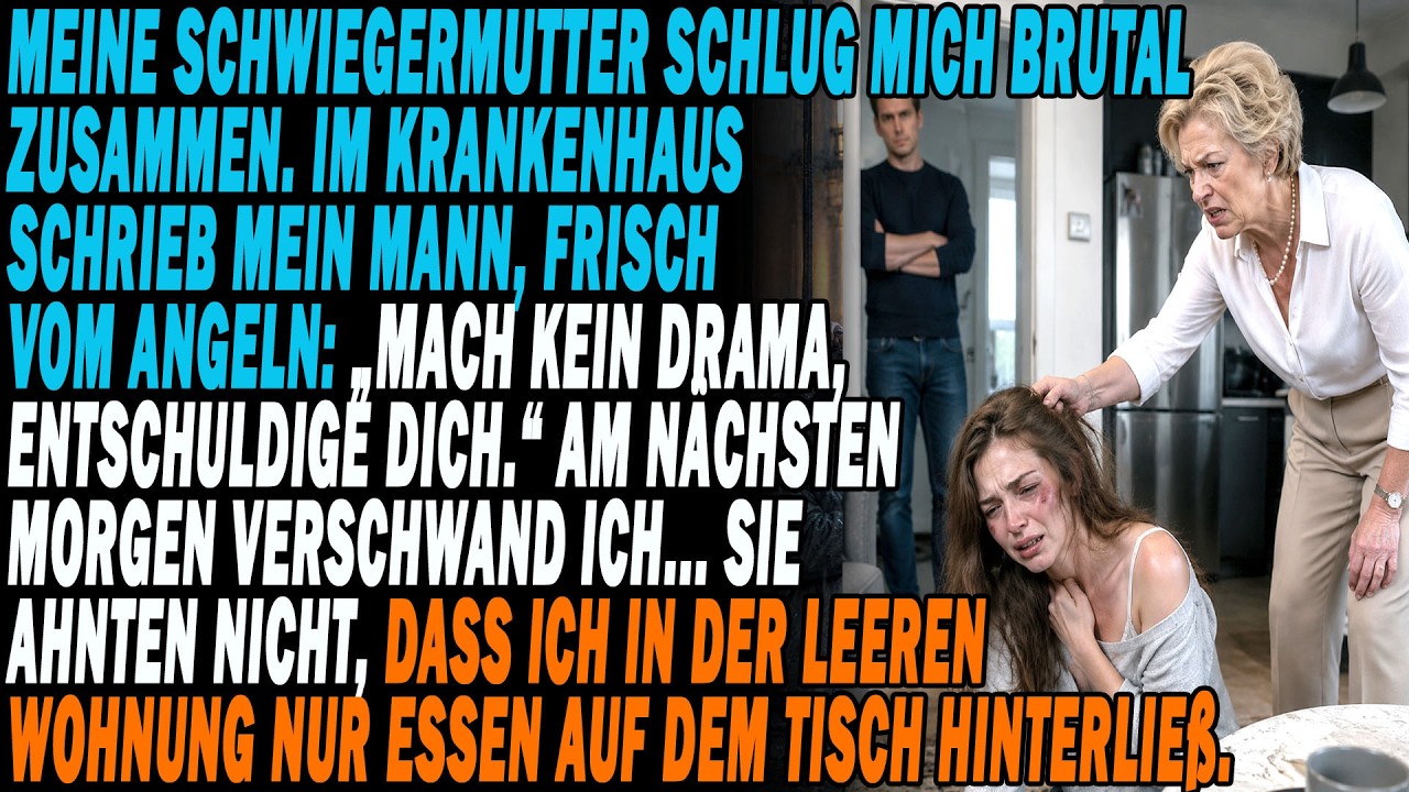 Schwiegermama schlug mich brutal. Mann: &bdquo;Zur&uuml;ck, entschuldigen!&ldquo; Ich floh, lie&szlig; eins auf dem Tisch&hellip;