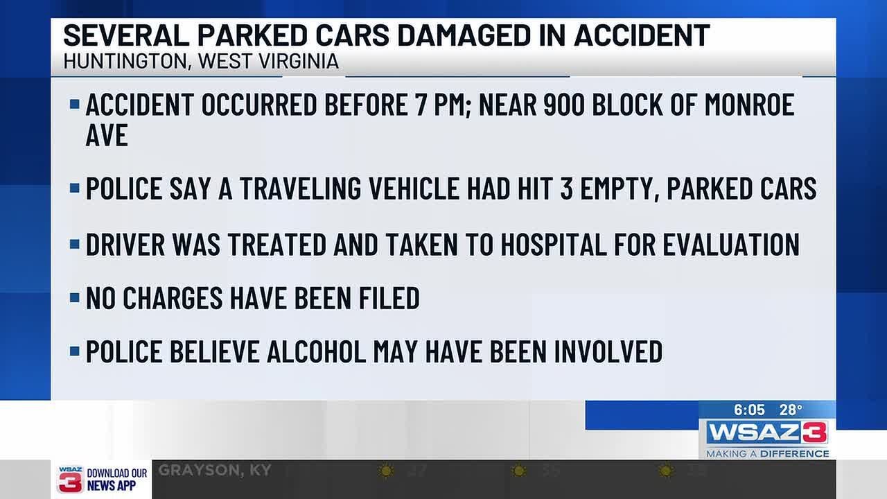 Several parked cars damaged in accident