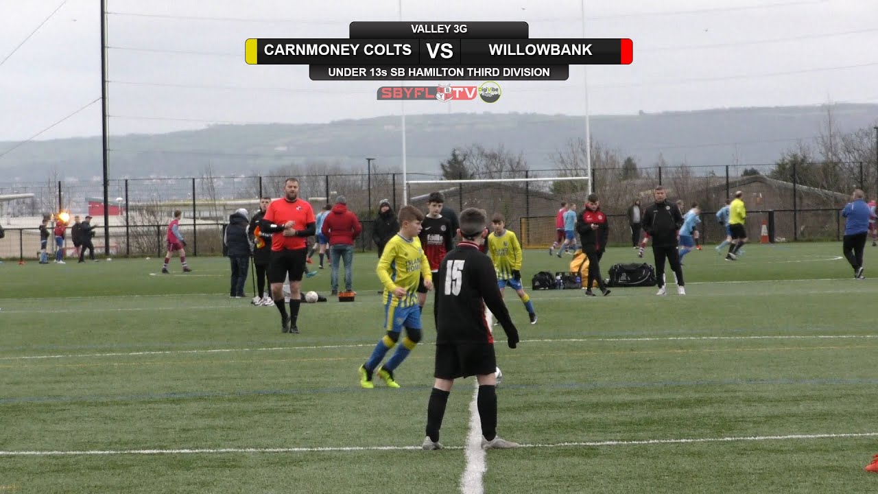Carnmoney Colts v Willowbank - Under 13s Sean Boy Hamilton Third Division - 25th January 2020