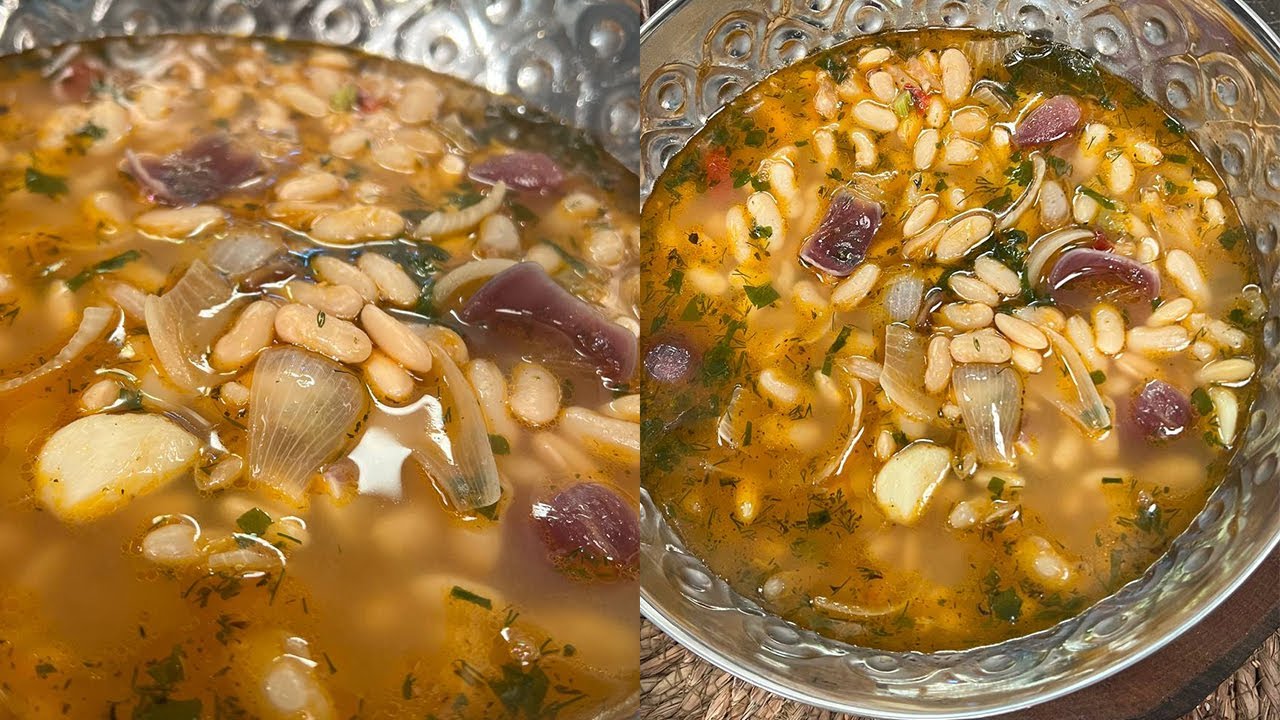 طريقة عمل شوربة الفاصوليا البيضاء | سر الصنعة مع الشيف دعاء السمنودي
