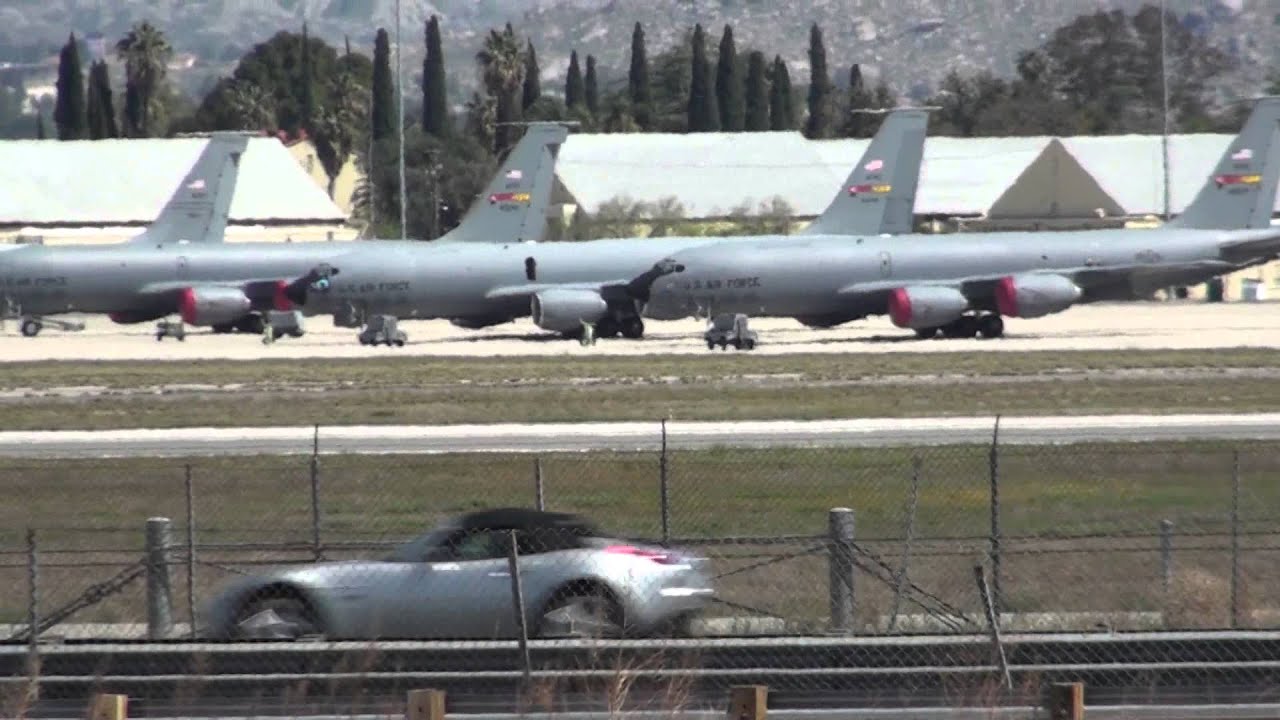 F-16s take off from March Field