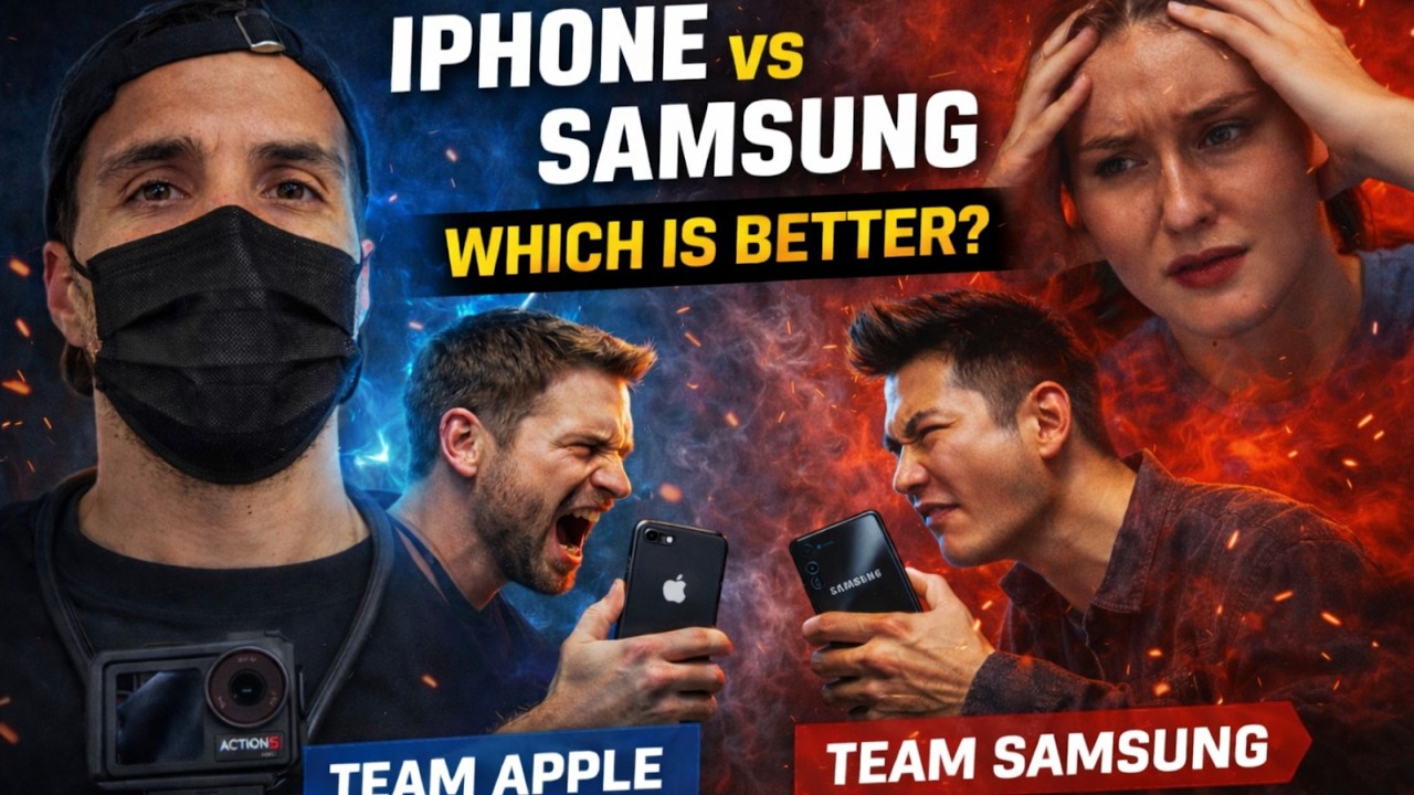 iPhone vs Samsung War Explained - Specs vs Lifestyle