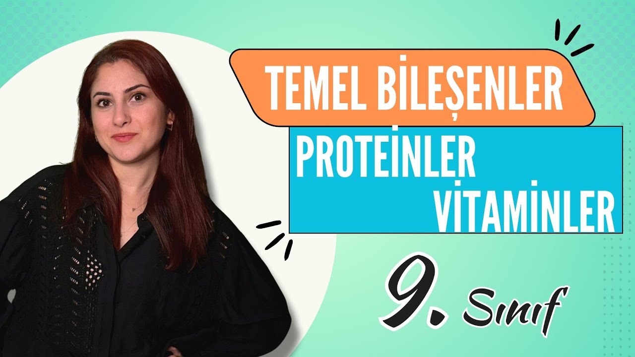 5) PROTEİNLER VE VİTAMİNLER | 9. SINIF | TYT BİYOLOJİ DERS NOTLARI | 2024