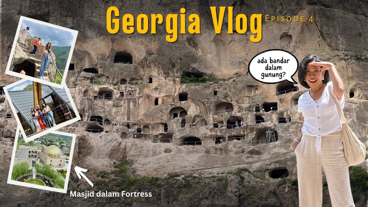 Georgia Vlog Ep 4 | Cave Town Of Vardzia | Mosque inside the Fortress