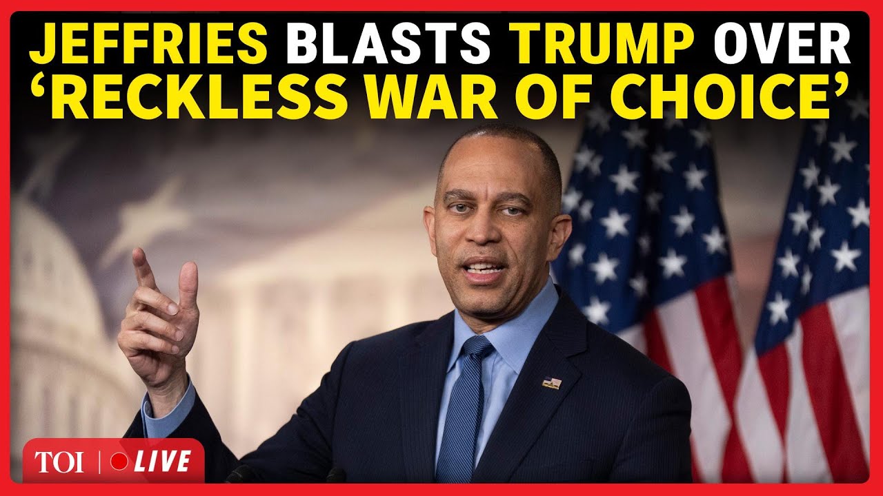LIVE: Jeffries Attacks Trump Over Failures, Evacuations, & Rising MidEast Chaos | Iran War Fallout