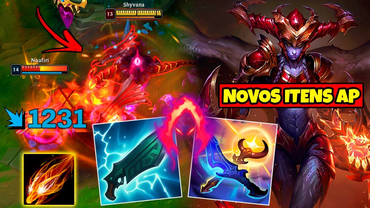 SHYVANA AP COM GUNBLADE NA JUNGLE É DANO PURO