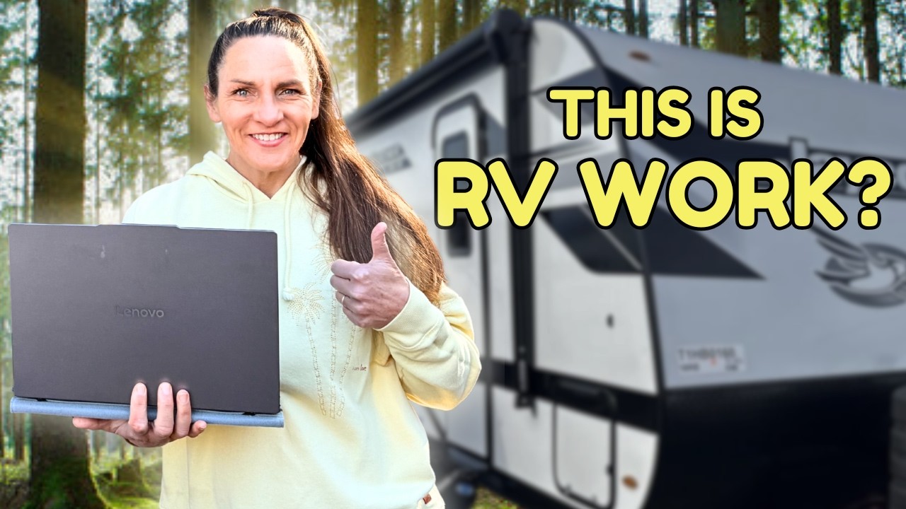 Working Remotely From a Travel Trailer | A Real Day at the Campground