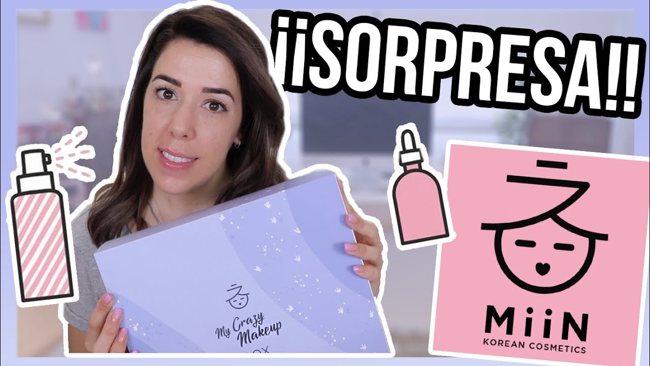 ¡¡SORPRESA!! MI CAJA de COSMETICA COREANA con MIIN COSMETICS | ad