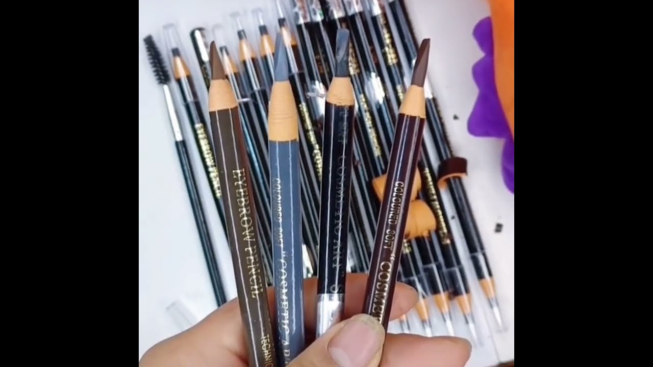 Quick Eyebrow & EyeLiner Pencil Hack l Super Easy Makeup Training Tutorial For Beginners