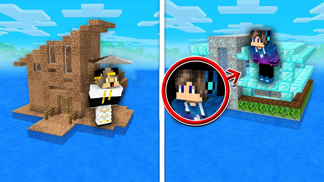 فلم ماين كرافت : الجار الغني الطيب والجار الفقير | Minecraft movie
