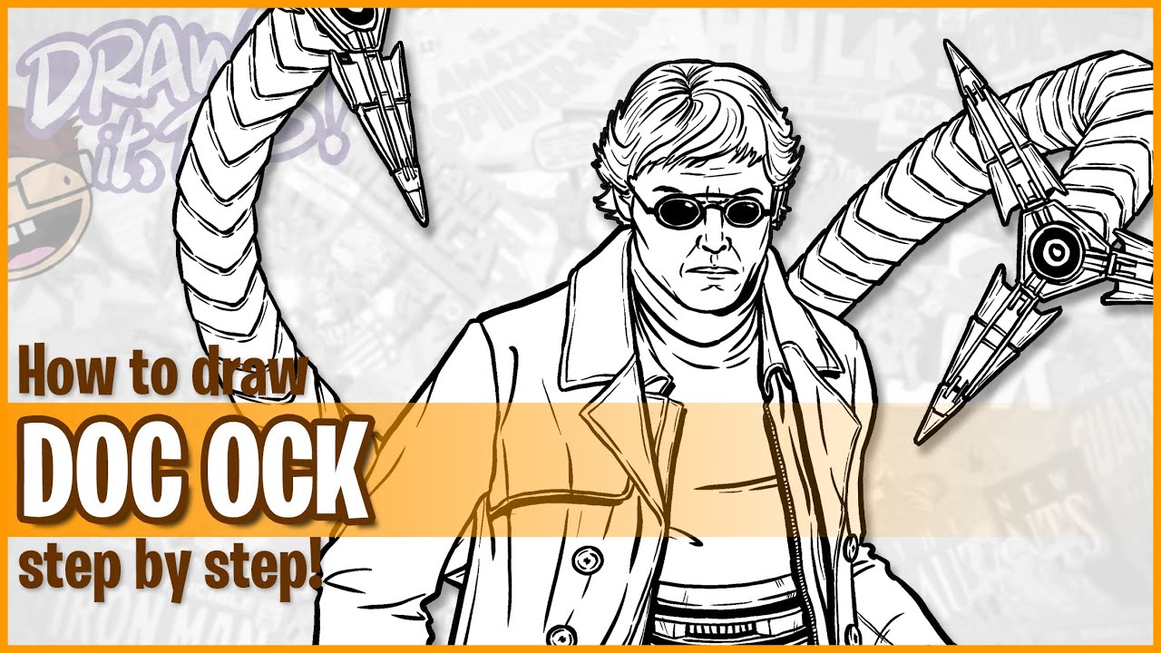 How to Draw DOCTOR OCTOPUS (Spider-Man: No Way Home) | Narrated Step-by-Step Drawing Tutorial