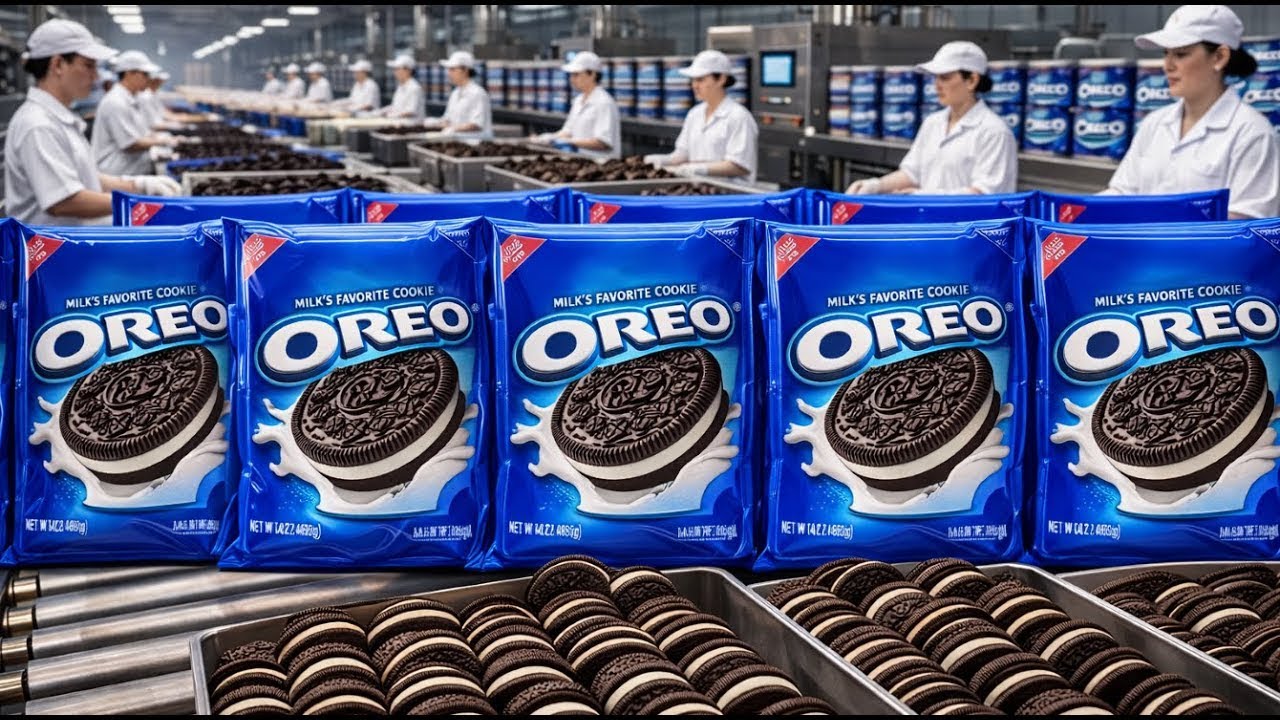 Inside the Oreo Factory | How Oreo Cookies Are Made at Massive Scale | Process Vision