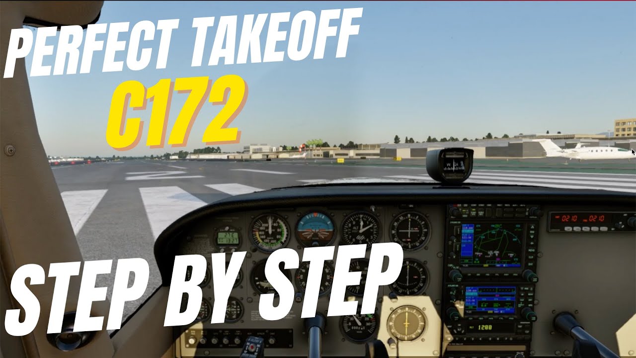 How to Take Off in a Cessna 172 at KSMO | Real Radio Calls & Technique Tutorial (X-Plane 12)