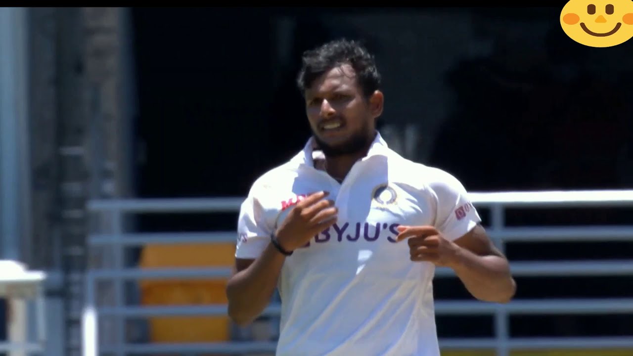 Natarajan takes Josh Hazlewood wicket in Slow Motion