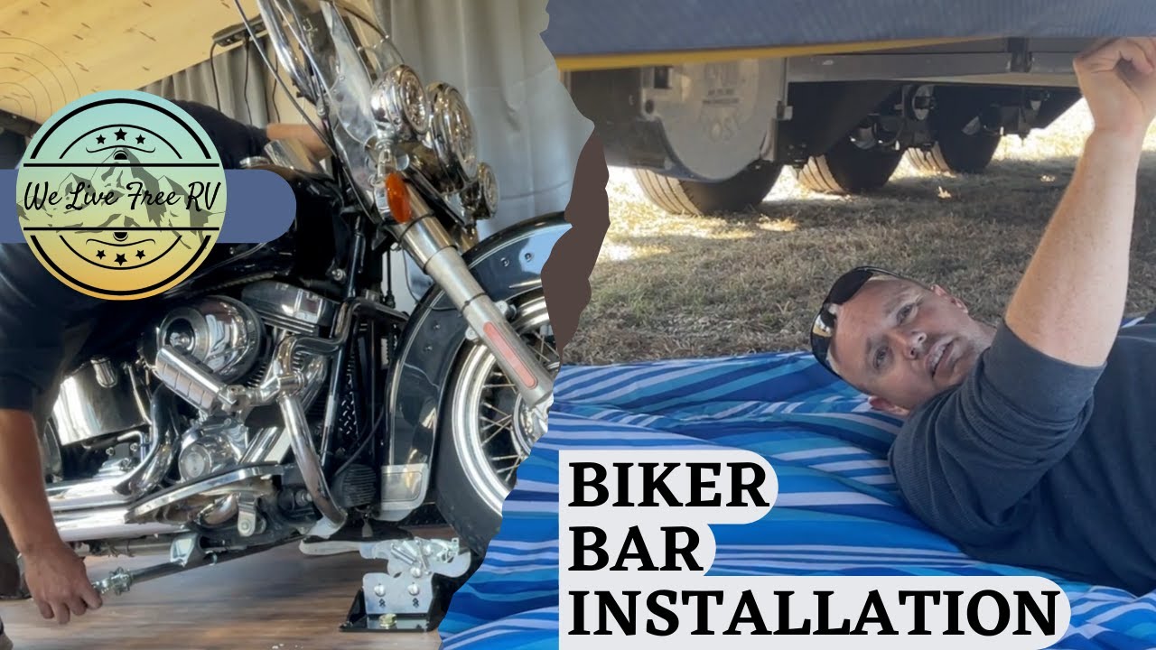 Biker Bar Installation on our Grand Design Momentum Toy Hauler