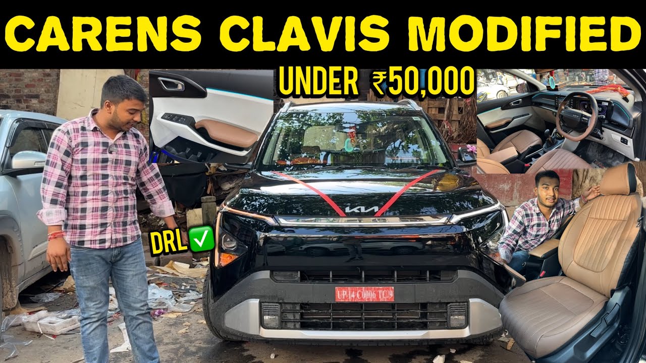 Kia Carens Clavis Modification✅Clavis Base to Top Model Modification with Price✅Carens Modification 