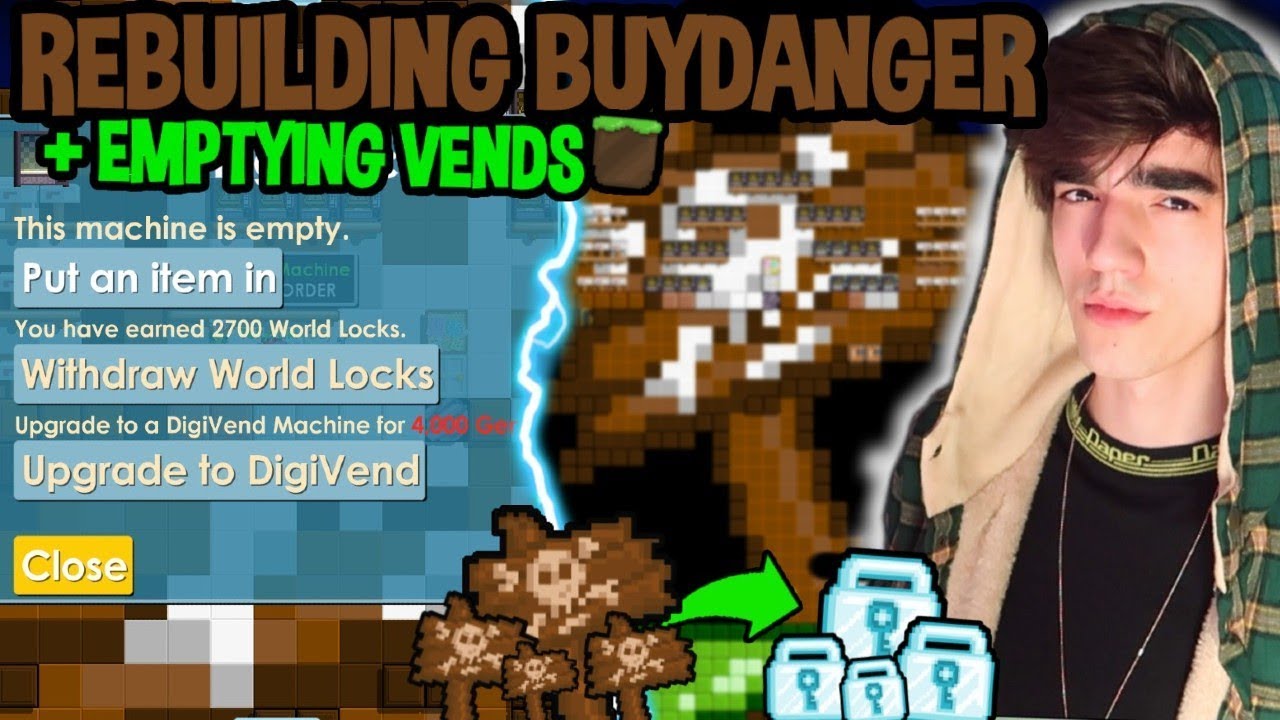 BUYDANGER 'N STUFF + VEND PROFIT BOIIS!! | Growtopia