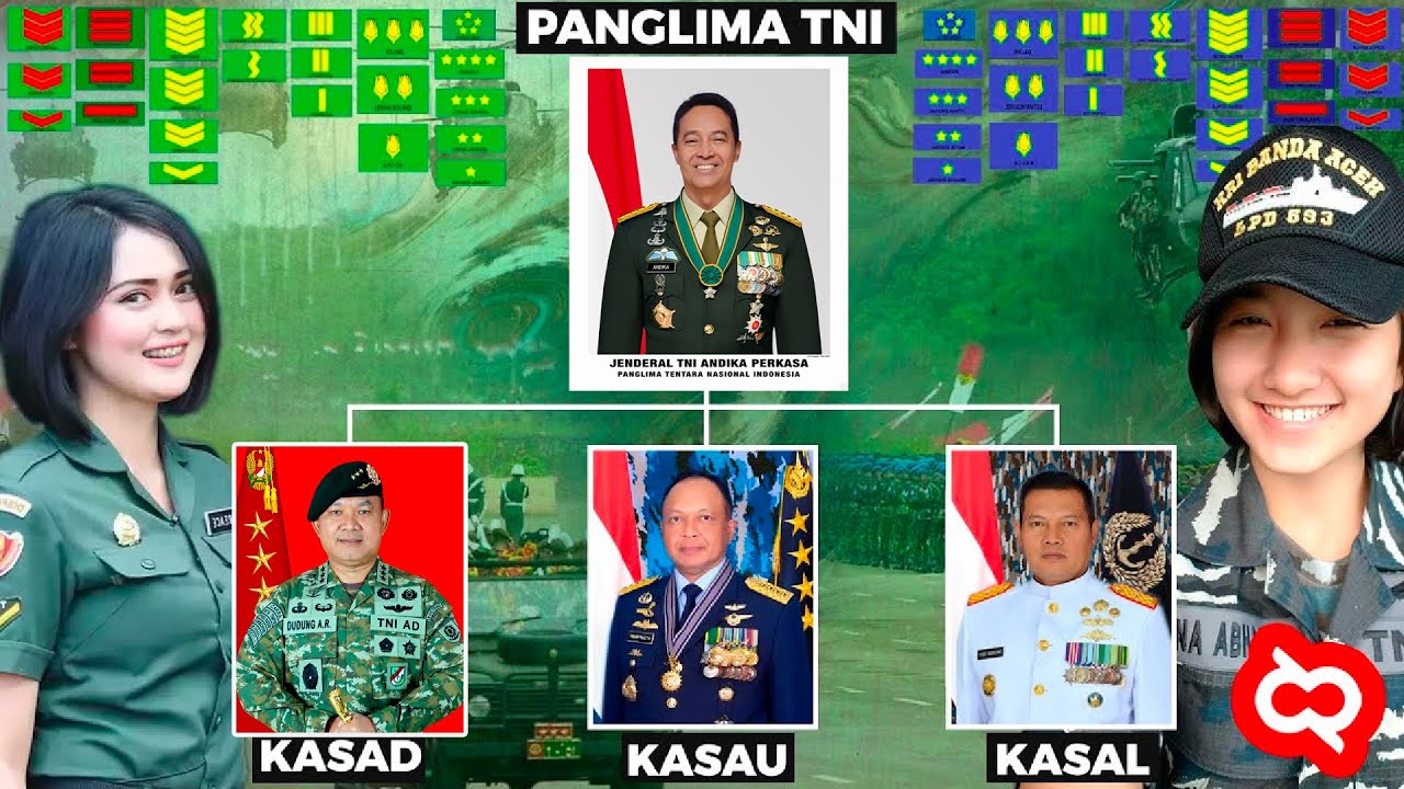 Jenjang Karir TNI : Pangkat Jabatan, Tugas dan Besaran Gaji Tentara AD, AU dan AL Republik Indonesia