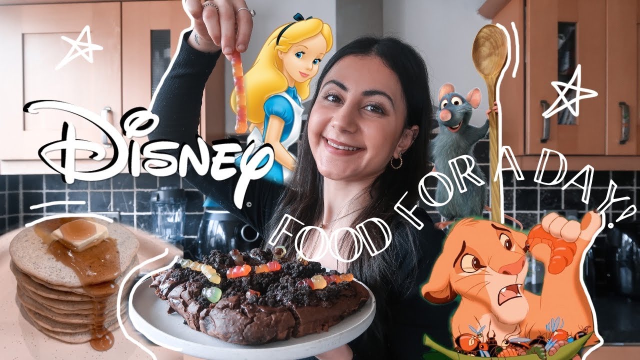 eating *DISNEY FOODS* FOR A DAY! magical VEGAN afternoon tea party!