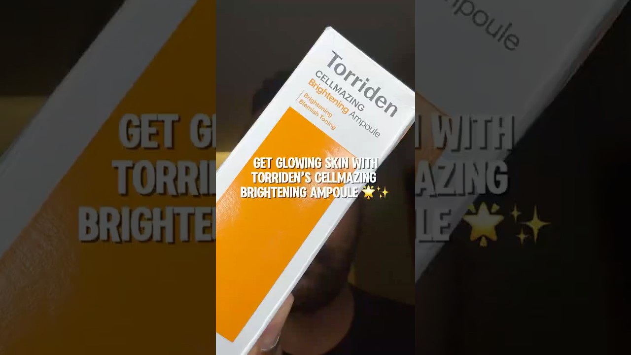 Get Glowing Skin ✨ Torriden Brightening Ampoule #torriden #shorts #kbeauty