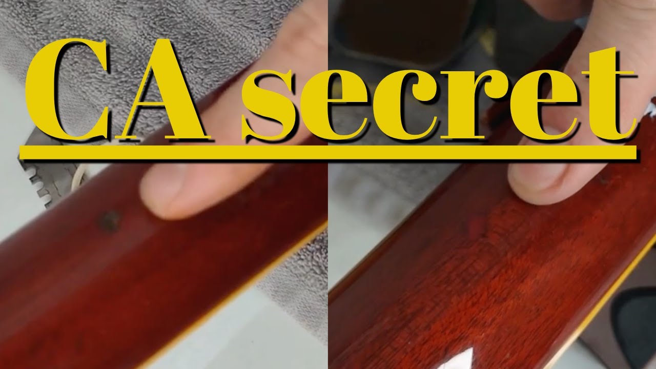 Fixing a chip in your guitar finish with basic supplies