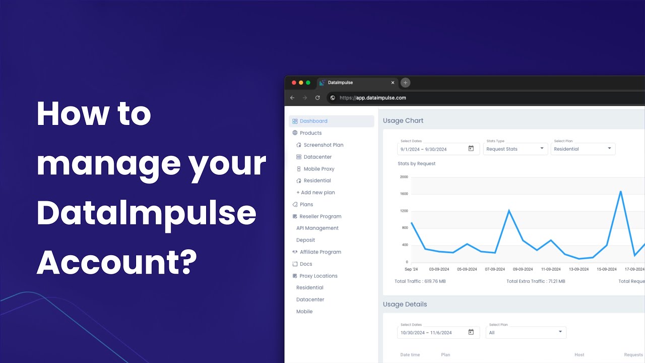 How to manage your DataImpulse account: a step-by-step tutorial