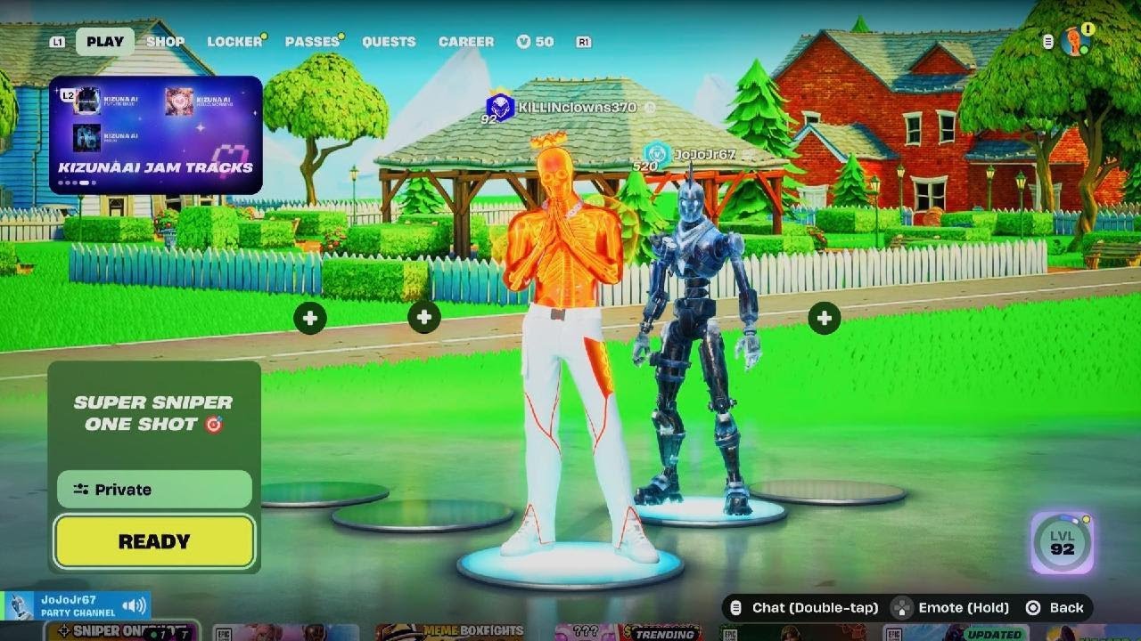 Play fortite with us