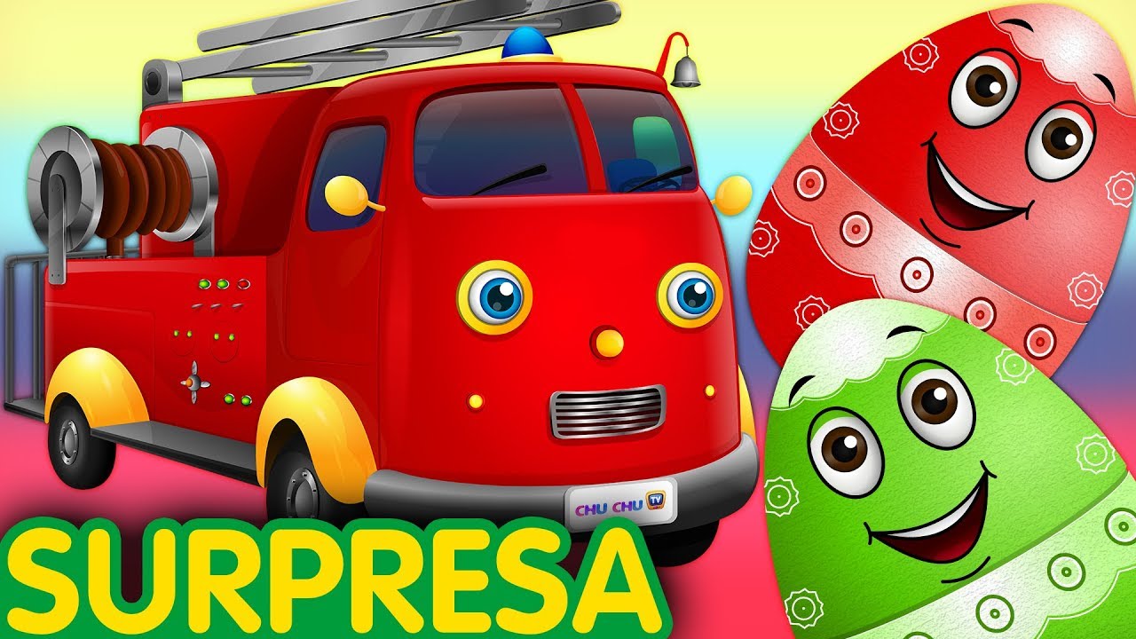 Veículos utilitários - Parte 2 (Learn Utility Vehicles - Part 2) | ChuChu TV Ovos de Surpresa