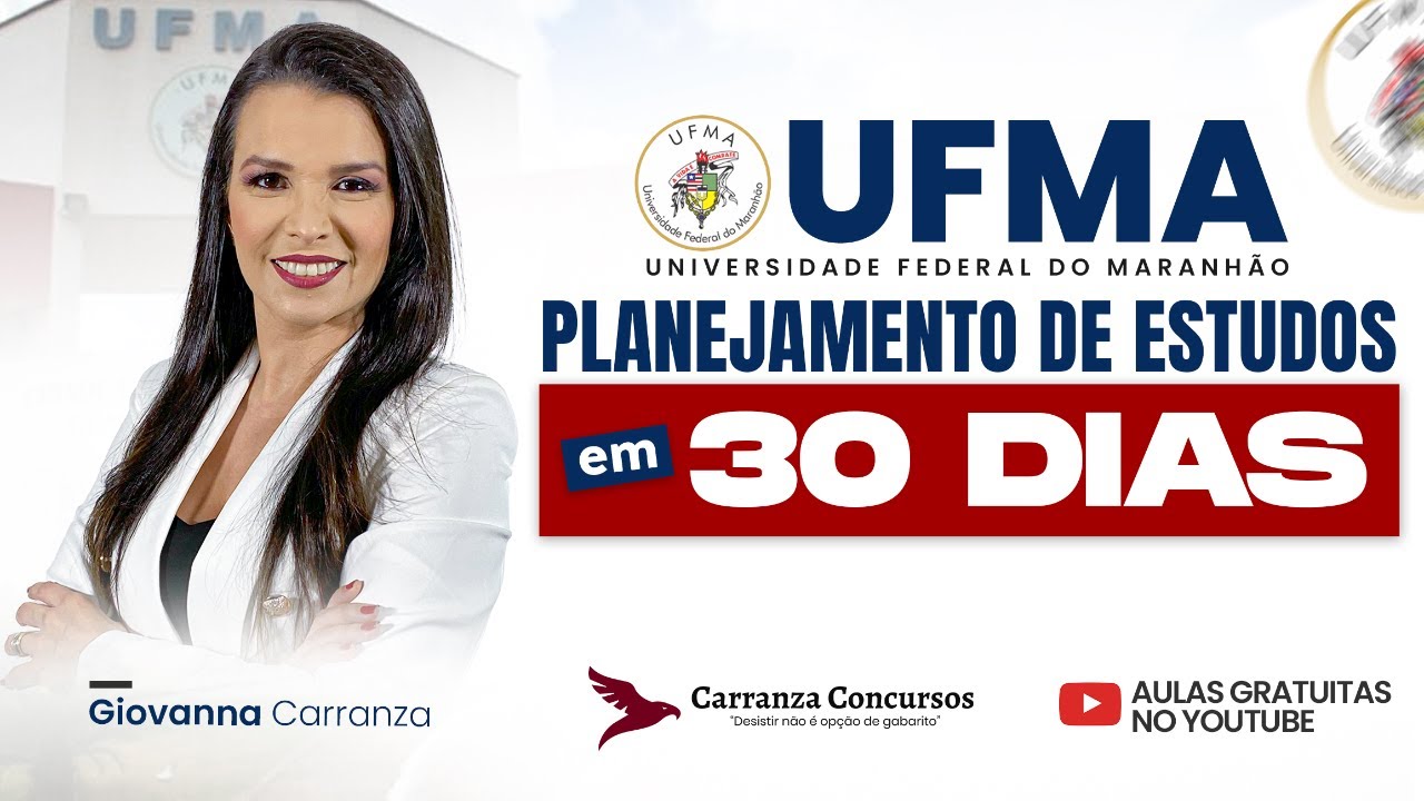 UFMA: Planejamento de Estudos em 30 Dias | Administração Pública para Concurso