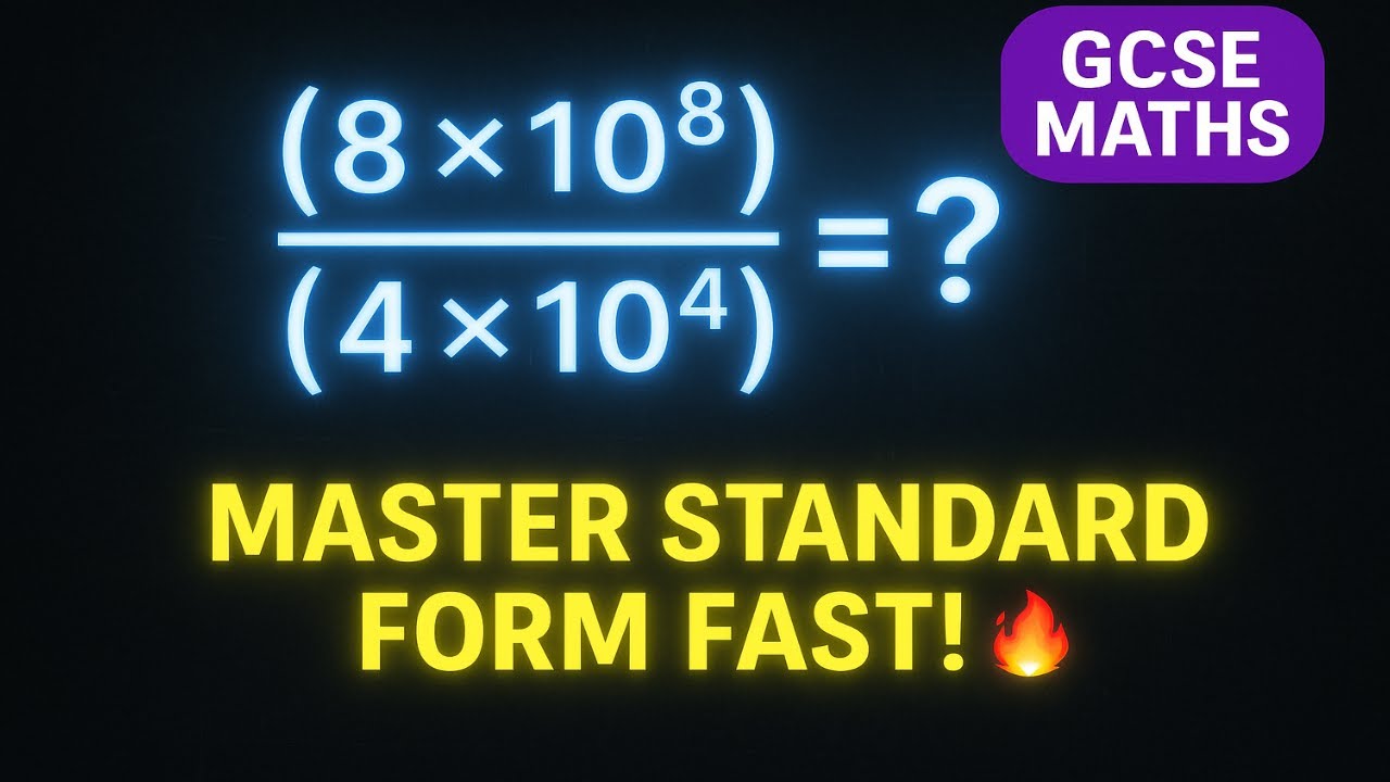 Multiplying and Dividing Standard Form | GCSE Maths