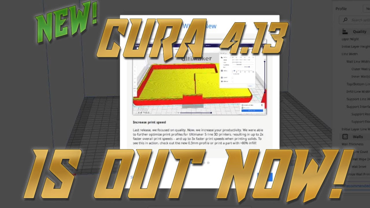 All New Cura 4.13 Just Released! Man it's Fast! New Features/Tips and Tricks