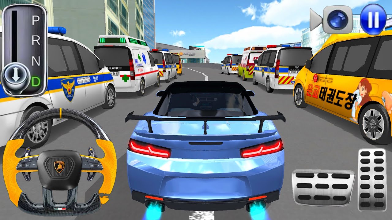 Today I driving Lamborghini urus for parking all vans in parking- 3d car driving games 2026 