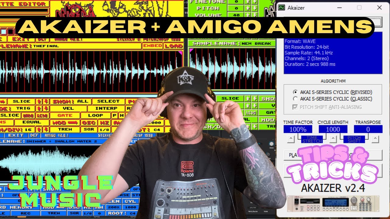 Making Jungle Loops with the Amen Break | Akaizer + Amigo Workflow