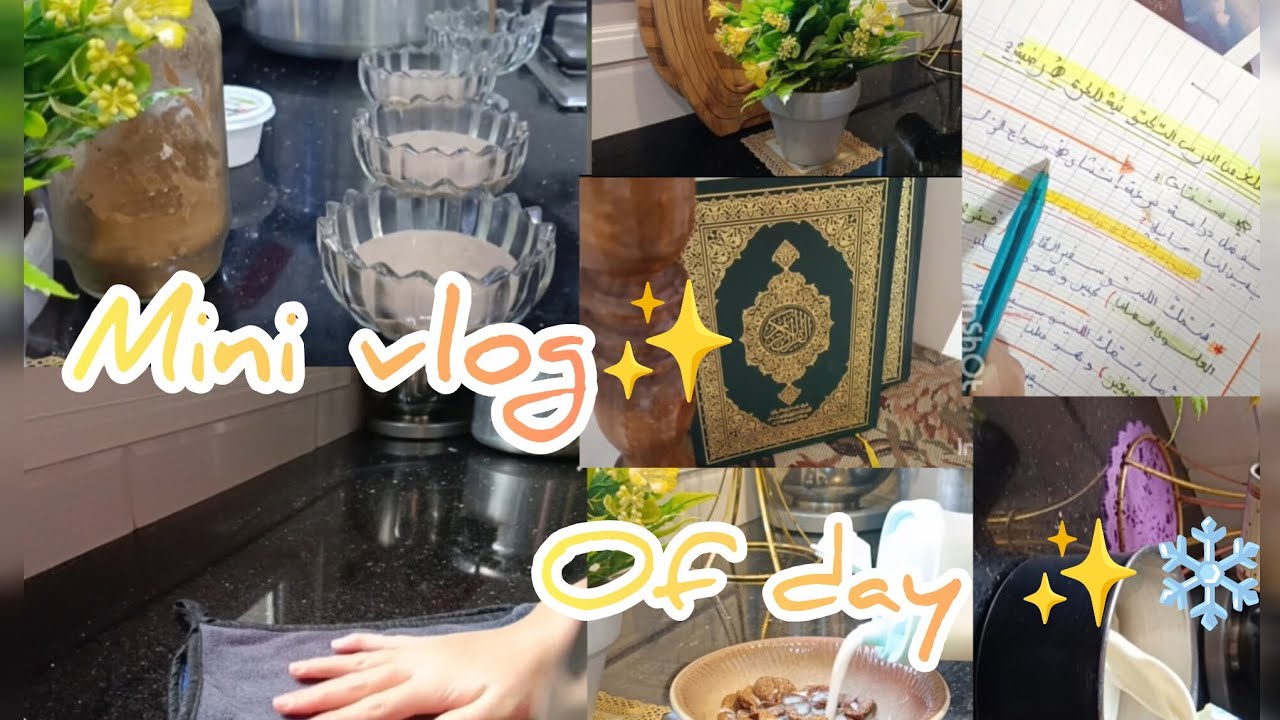 Mini vlog of day ✨❄️⭐